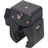 carotoe Supporto sicuro con presa forte con fori per viti da 1/4 per smartphone e tablet su varie superfici fino a 50 mm per fotocamera da moto e clip per ingranaggi video