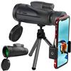 TELESCOPE Telescopio Monoculare HD 40x60 Monoculare Con Adattatore Mobile Treppiede Impermeabile Antiurto Ottimale Per Campeggio Bird Watching Viaggiare Anche Per La Caccia