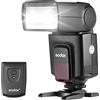 Godox TT520Ⅱ Universal On-Camera Flash Electronic Speedlite + AT-16 2.4G Wireless Trigger Transmitter Guide Number 33 S1 S2 Modes Replacement for Canon Nikon Pentax