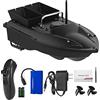 DIGNIFE Telecamera subacquea per la pesca, Telecomando wireless Bait Bait Boat Fishing Feeder Finder Device 430-540 Yards Range remoto(Double-US Plug)