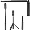 YUULNMOP Bullet Time - Treppiede rotante con bastone invisibile per selfie, per Insta360 X5/X4/X4 Air/X3/X2/X, per OSMO Pocket 3/360, 1/4 Thread Compact Selfie Stick e treppiede pieghevole da tavolo (tipo 1)