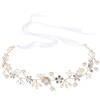 Danlai Bridal Head Abch Pearl Rhinestones Flower Perline per Perline per Perline per Nozze Accessori per per Coppie di Abbigliamento