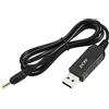 YOKIVE DC 5V a DC 9V USB Step Up Tensione Convertitore, Cavo Alimentazione con DC Jack 4,0 Mm x 1,7 Mm, Ottimo per Router,fotocamera, Auto Guida Registratore (Nero, 6W 1A)