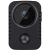 AMRTTWY Action Camera, Telecamera MD29 1080P PIR con clip for visione notturna, indossabile, DV, videoregistratore con rilevamento del movimento a infrarossi,per Ciclismo, Moto(MD29 NO CARD)