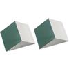 LXXOZ 1Pc Prisma Ad Angolo Retto Superficie Ad Angolo Retto Isoscele Alluminio Placcato Alta Precisione Prisma Di Sterzo Riflettente A 180 Gradi(30x30x30mm)