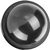 Generic MR02Y - Telecamera di sorveglianza finta a cupola simulata con luce LED, per interni ed esterni, in plastica ABS nera
