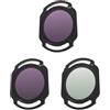 Generic Obiettivo filtro CPL ND8 ND16 ND32 ND64 ND8PL ND16PL ND32PL ND64PL, compatibile for O4 Air Unit PRO/AVata 2 Drone Accessori(CPL ND8 ND16)