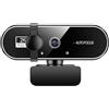LEIYTFE Webcam 4K Ultra HD Per PC/laptop, Webcam USB Con Campo Visivo Di 120° Per Riunioni/lezioni Online, Telecamera Per Computer Per Lo Streaming Con Telecomando(2K)