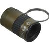 BATHVEVE Monocolo Tascabile da Campeggio 2, 5x Anello Dito, 17, 5mm | Visione a Distanza, Messa a Fuoco Rotante, Leggero e Portatile, Colore Khaki, per Viaggio e Campeggio