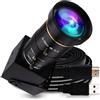 ELP Telecamera 4K USB HDMI USB Zoom Manuale Webcam Messa a Fuoco Variabile Mini Telecamera Close-up per Computer Telescopio H.264 Telecamera di Sicurezza USB 8MP IMX415 Telecamera CCTV Industriale (5