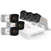 Revo America ultra 16 CH 4 K H.265 unità di sorveglianza NVR, 4 TB HDD, accesso remoto, 6 telecamere Bullet, Infradito colorati estivi, con finte perline, 8-Channel (2 MP)