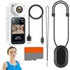 Generic Videocamera da pollice, corpo di registrazione audio video, elettronica per videocamera, dispositivo video sportivo per viaggi, passeggiate con animali domestici, monitoraggio del bambino, ciclismo
