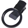 FEICHAO Clip per obiettivo della fotocamera del telefono, filettatura in metallo, 52 mm, UV CPL ND con filtro a stella (con filtro Star 6X, foro rotondo)