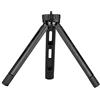 Generic Treppiede pieghevole da tavolo in lega di alluminio con 1 4 viti di montaggio a vite Gamba Design per fotocamera DSLR Smartphone Stabilizzatore LED Carico massimo 15KG