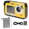 LUCKDANO Videoregistratore 4K 56MP con Fotocamera Digitale a Doppio Schermo, Videocamera Subacquea con Zoom Digitale 18x, per Viaggiatori