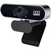 NGBFF Webcam USB 4K 8MP 30FPS, con adattatore Type-C e treppiede for streaming e videochiamate