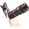 générique Obiettivo della fotocamera del telefono Universale 12X Ingrandimento Teleobiettivo Fotografia, NeroDurabilità