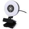 YUEHISY Webcam 4K con Luce di Riempimento e Microfono, Webcam di Streaming USB AF Focus USB, Telecamera per Computer con Telecomando 1080p per la Videochiamata Desktop per Laptop PC