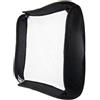 DynaSun SB1006 Softbox Bank Pieghevole, Portatile, 50x50cm con Attacco Bowens e Diffusore, Nero