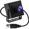 MMlove Webcam USB 1080P HD 170 gradi grandangolare Fisheye Lens High Frame Rate120fps 60fps 30fps Plug & Play Web Camera per Skype/Zoom/FaceTime/Hangouts, PC/Laptop/Raspberry Pi