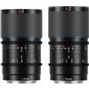 SIRUI Saturn 50mm, 75mm Set obiettivo T2.9 1.6X Full Frame carbonio fibra Anamorphic Lens, Cine Cinema obiettivi lens lenti lente Lente inferiore a 500g (Nature Flares, DL Mount)