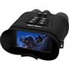 SkyFace Visore Notturno Occhiali per Binocolo Visione Notturna 400M Display HD da 3, Binocoli Termici Ricaricabili da 5000mAh Fotocamera HD f/1.4, Zoom Digitale 8X per Caccia Osservazione con Scheda 64GB