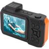 Cuifati Fotocamera Subacquea 4K Fotocamera Subacquea 11FT Fotocamera Subacquea 48MP Autofocus Doppio Schermo Selfie Fotocamera Subacquea per Snorkeling Fotocamera Digitale Compatta