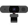 OUTFYT Webcam 2K all-in-one con AI Microfono Altoparlante Copertura privacy USB Videocamera for computer for conferenze for, streaming live, registrazione, Guardia del flusso