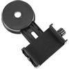DIYEAH Adattatore per Telescopio per Supporto di Fisso Clip per Telefono Fotografia Materiale Abs Vite per Proteggere Telefono