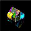 Artsim Prismi e caleidoscopi Lente fotografica decorativa in poliedro dicroico divisore combinatore prisma X-Cube da 20 mm Kit di ottica per aule di scienze (Color : 20mm House)