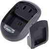 AccuCell Caricabatteria rapido adatto per Panasonic DMW-BLE9