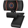 DIGNIFE Webcam, Webcam 1080P Full HD USB Web Camera con microfono USB and Play Videochiamata Webcam for PC Computer Desktop Gamer Streaming,Telecamera Del Computer(2K)