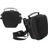 Navitech Custodia protettiva rigida in EVA nera compatibile con fotocamera digitale AgfaPhoto Realishot WP8000 impermeabile