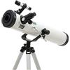 YangRy White Astronomical Telescope HD Students Adult World Dual-Use Finderscope Monocular 35-525 Times YangRy