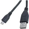 Cablewholesale 1-Feet 10U2-03101BK - Cavo Micro USB 2.0, colore: Nero