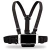 Supkeyer Cinghia pettorale per selfie per cellulare con clip per cellulare compatibile con Gopro Hero 8 7 6 5 4/iPhone 13 12 11 Pro Max Xs XR Max X 8 7 6 / Sony Action Camera