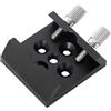 Generic Base a coda di rondine in alluminio per montaggio mirino, design per telescopi astronomici con facile funzionalità di bloccaggio (nero)