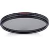 Manfrotto MVFADVCPL-62 Advanced Filtro Polarizzatore da 62 mm, Nero/Antracite