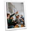 Akozon Grande Cornice Digitale con Fotogramma Wifi Smart Foto Cornice da 15 Pollici Touchscreen da 32 GB di Spazio di Archiviazione Automatico Ruota a (Spina europea)