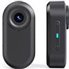 Yctze Mini Fotocamera Sportiva, Dimensioni del Pollice 1080P Tiny Action Camera con Schermo IPS da 1,47 Pollici, Obiettivo Grandangolare da 130°, Custodia di Ricarica della Batteria, (BLACK)