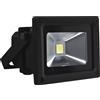 VELAMP IS140 Cyclop Proiettore LED, 10 W, IP65, 6500 K, Nero