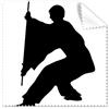 DIYthinker Kung Fu cinese cinese Shaolin stick Monk Soldier illustrazione arti marziali cultura tradizionale stile occhiali panno di pulizia del pulitore dello schermo 5PCS