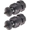 Zkydhbd Presa a sfera da 17 mm a 1/4-20 adattatore filettato maschio per supporti per fotocamera supporti per telefoni con connettore rotante a 360 gradi Supporto per telefono adattatore testa a sfera