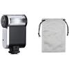 Ldbuejiaja iA32 - Mini flash portatile per fotocamera DSLR, intensità regolabile ad alta luminosità