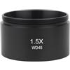 Generic WD165 0,5X,7X 1, 2,0X Obiettivo ausiliario Filettatura 48mm Lente di Barlow for microscopio stereoscopico Ricambi per telescopi astronomici