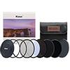 Kase Wolverine Set di copriobiettivo magnetico con 6 filtri in vetro ottico temperato antiurto da 112 mm, con filtro neutro Notte CPL ND8 ND64 ND1000 UV e custodia ideale per Nikon NIKKOR Z 1424