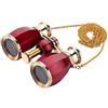 SchAan binocolo compatto binocolo da teatro Mini binocolo portatile in metallo 4X30, spettacolo teatrale per concerti d'opera(Color:C)