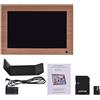 SMTYXS Cornice For Foto Digitale WiFi Da 10 Pollici Sensore Di Movimento Intelligente 1280 * 800 Touchscreen IPS 16 GB Spazio Archiviazione Regalo Natale Un'Esperienza Visiva Squisita(Add 32GB TF Card)