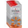 Rayovac Extra Advanced - Batterie Audifono zinco aria A13/PR48, confezione da 30 pezzi, colore: arancione
