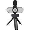 Hangsu AutoFocus - Fotocamera con treppiedi e copriobiettivo protettivo per compatibilità con PC, webcam AutoFocus
